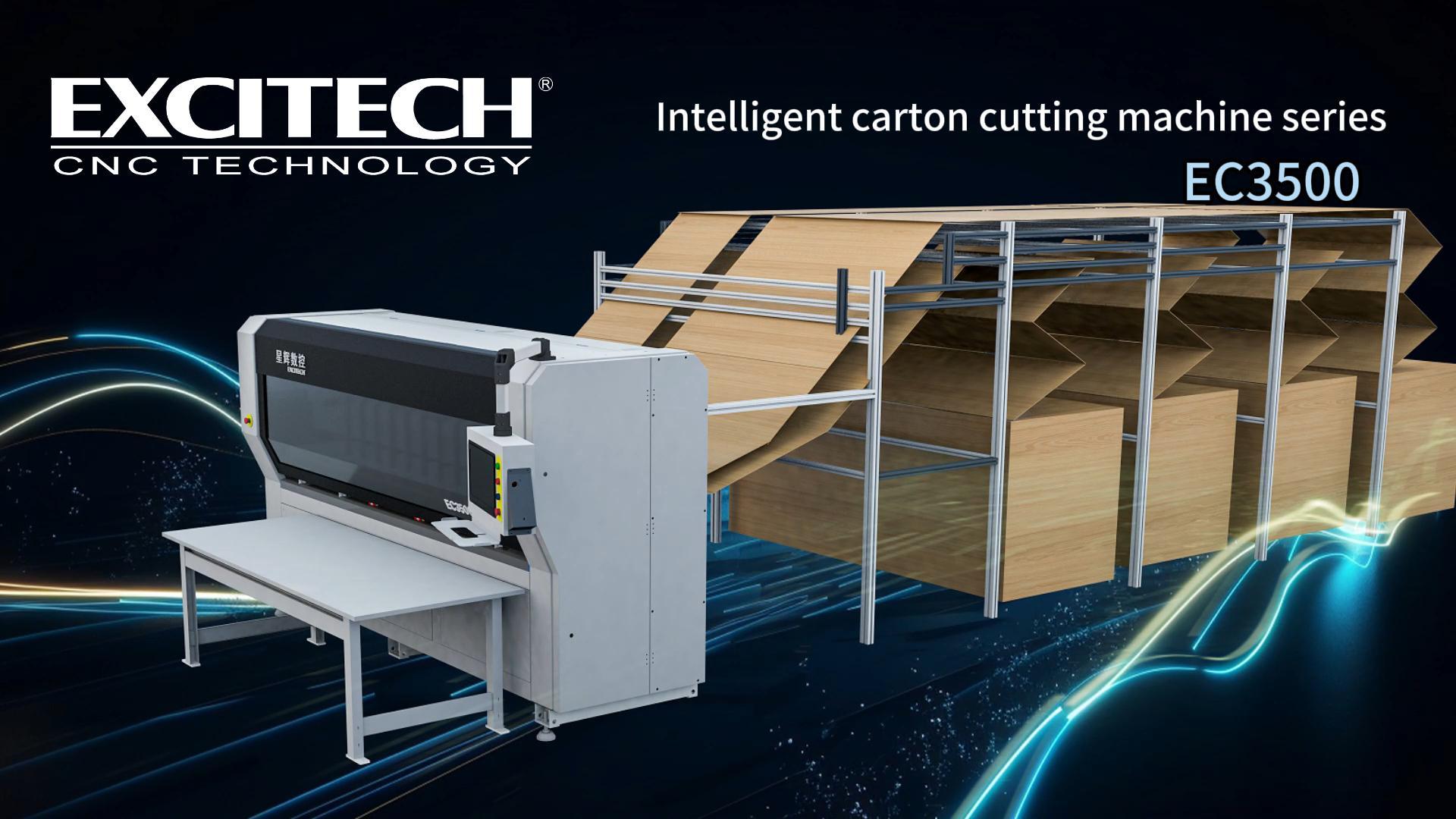 Excitech Corrugated Box Cutting Machine - řešení pro vysoce kvalitní řezání v obalovém průmyslu.