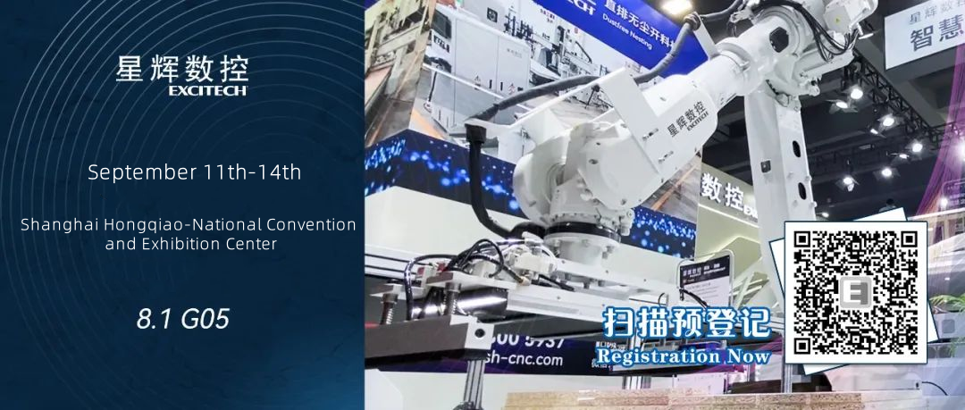 EXCITECH Meet You | China Shanghai International Woodworking Exhibition dne 11. září.